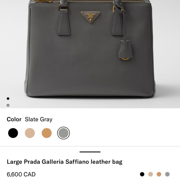 Large Prada Galleria Saffiano leather bag - Picture 13 of 14